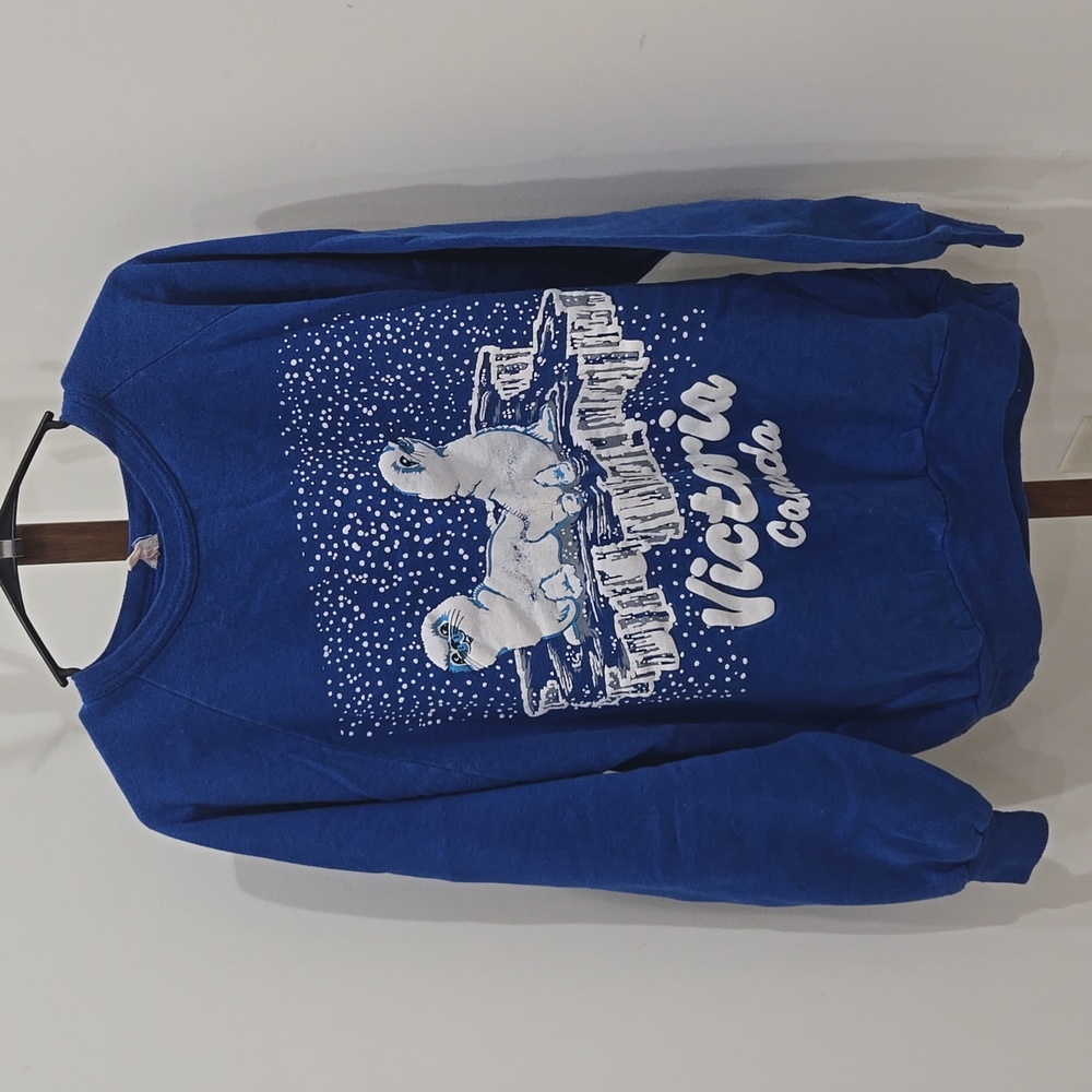 Vintage 1980s Victoria Canada Pullover Sweatshirt Size XL